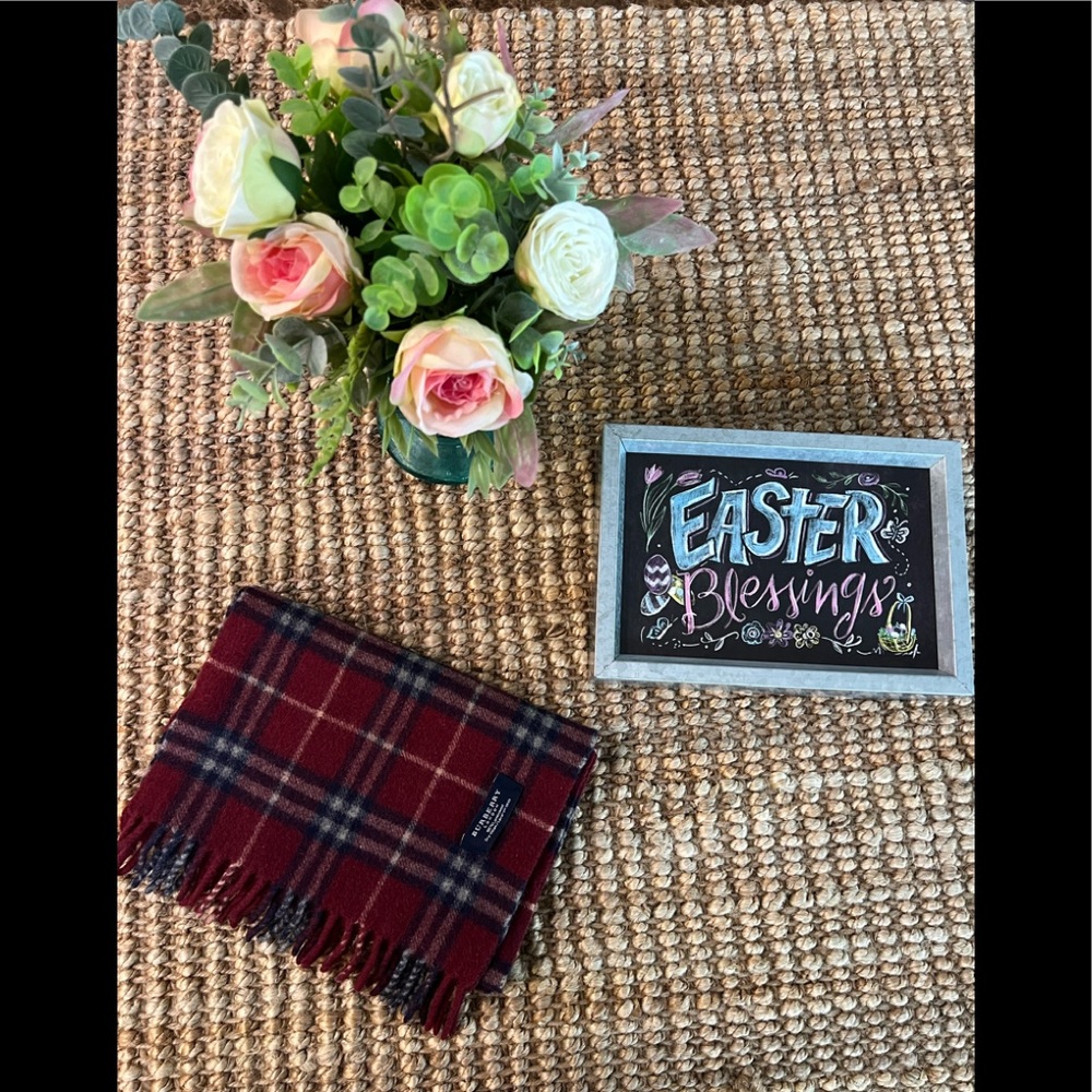 Burberry wool scarf - Burgundy